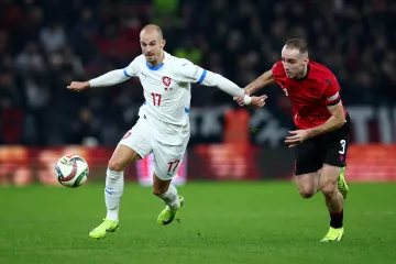 Václav Černý v akci proti Albánii