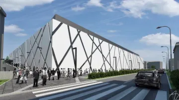 Projekt nové městské haly v Olomouci