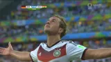 Gól v utkání Německo - Ghana: Götze - 1:0 (51. min.)
