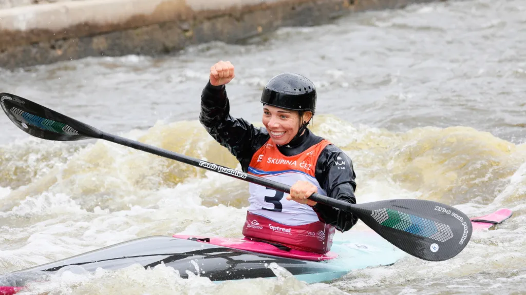 Česká kajakářka Veronika Vojtová
