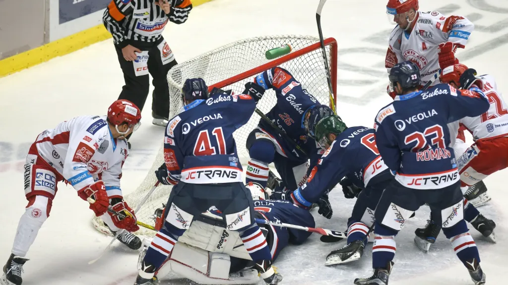 Utkání Třinec - Vítkovice