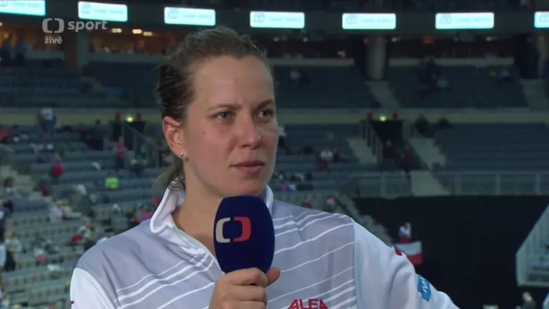 Strýcová: Hodně emotivní zápas. Jsem ráda, že jsem to doťukala