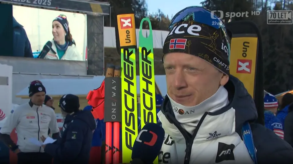 Johannes Bö pro ČT: Přiznám se, že jsem medaile nepočítal