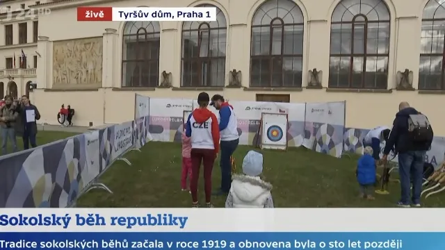 Jan Haupt a Marie Horáčková k Sokolskému běhu republiky