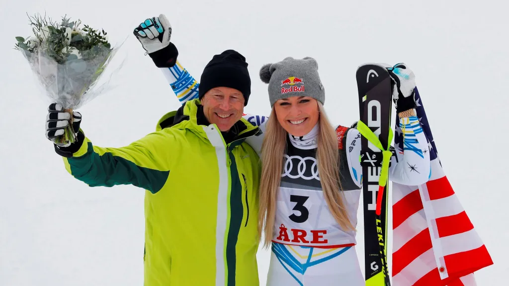 Ingemar Stenmarka a Američanka Lindsey Vonnová