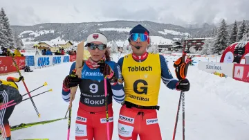 Simona Bubeníčková s trasérem Davidem Šrůtkem