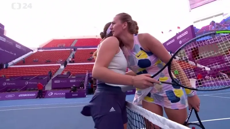 Kvitová porazila v Dauhá Ostapenkovou