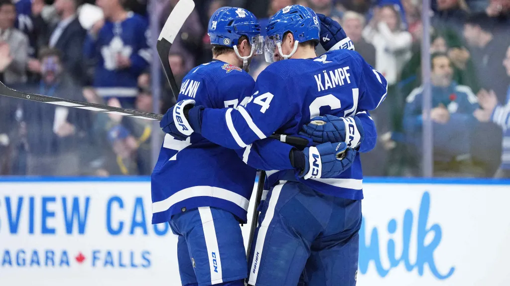 David Kämpf zpečetil v NHL svým prvním gólem sezony výhru hokejistů Toronta