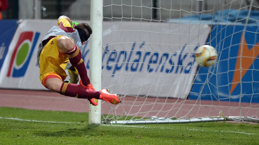 Ondřej Vrzal v brance Dukly