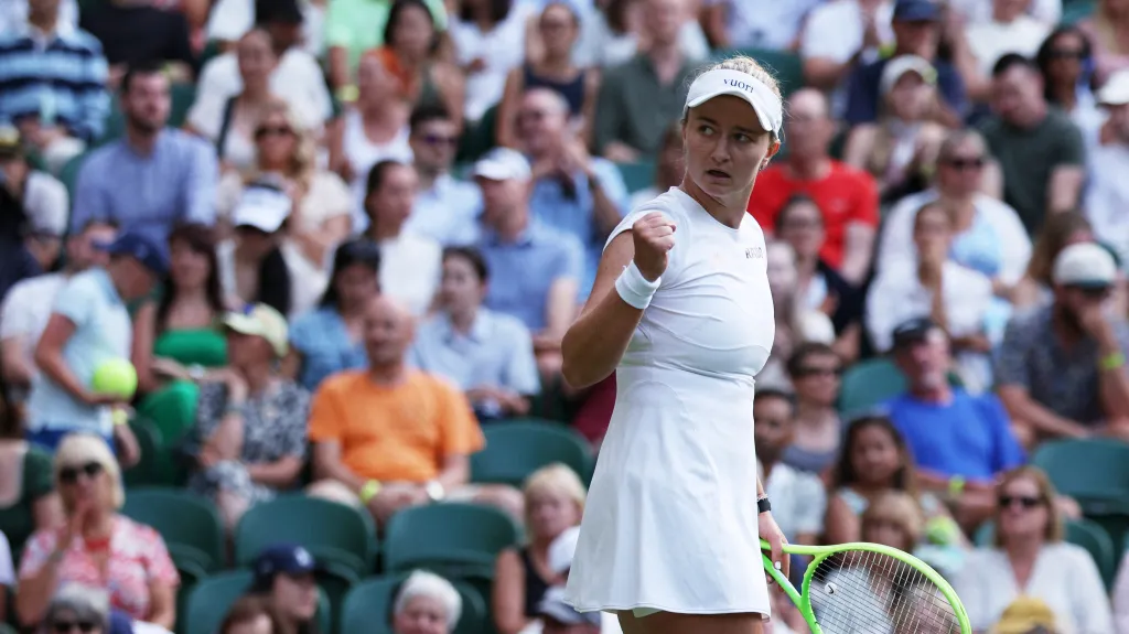 Barbora Krejčíková na Wimbledonu