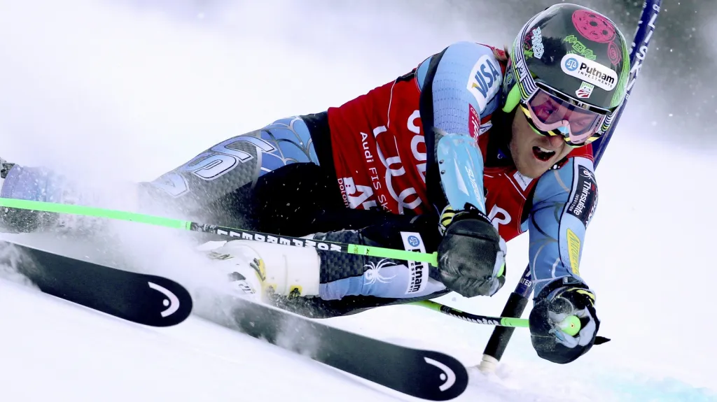 Americký slalomář Ted Ligety