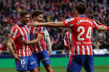 Radost hráčů Atlétika