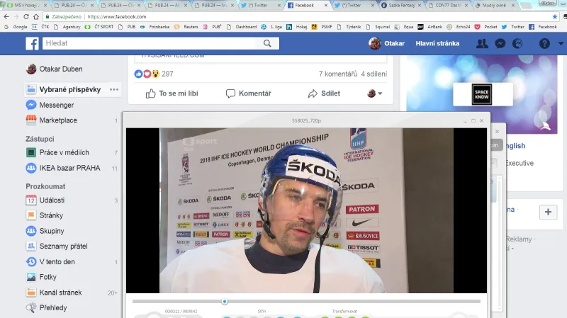 Plekanec: Na zápas s Francií musíme hlavně nastavit hlavu