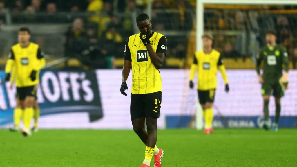 Zklamaní fotbalisté Dortmundu