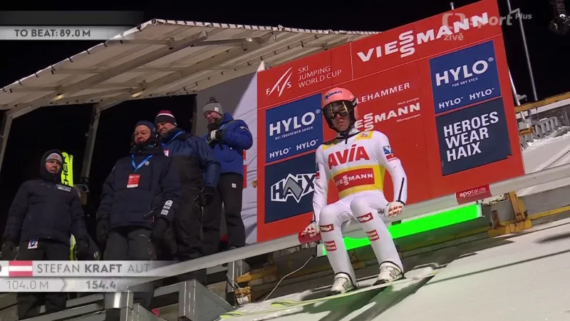 Vítězný skok Stefana Krafta v Lillehammeru