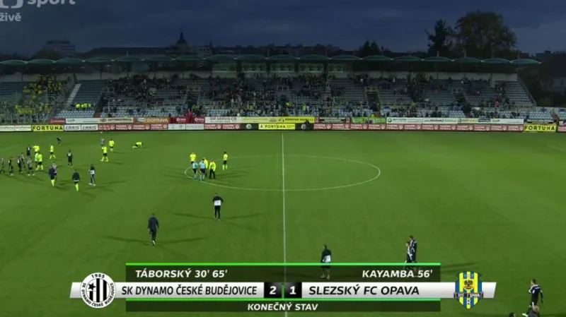 Sestřih utkání České Budějovice - SFC Opava
