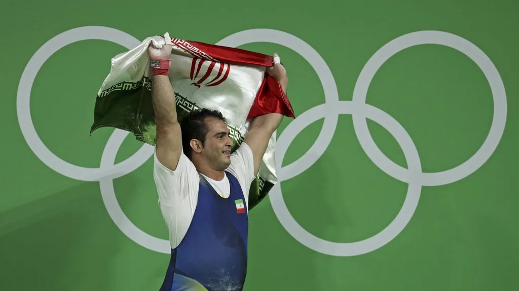 Vítěz kategorie do 94 kg Sohráb Moradí