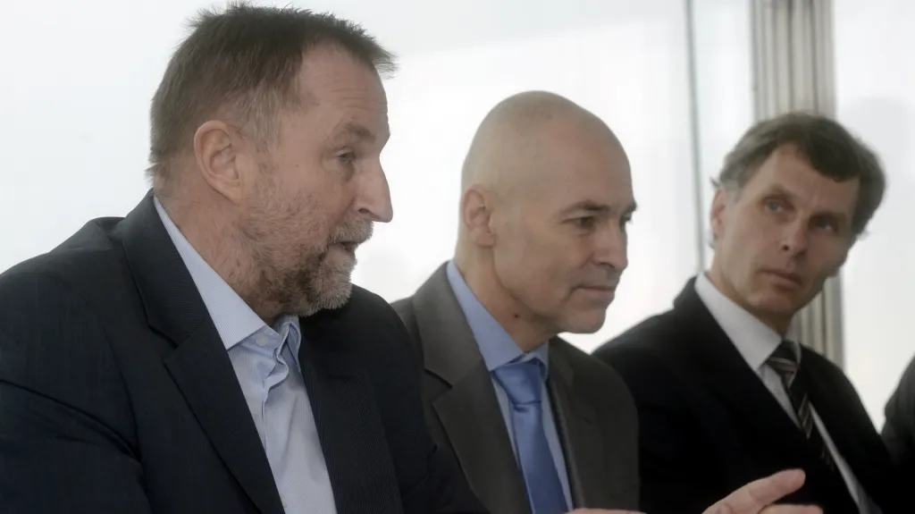 Trenéři Lubor Blažek a Zdeněk Haník