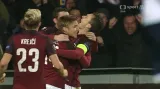 Gól v utkání Sparta - Lazio: Frýdek - 1:0 (13. min.)