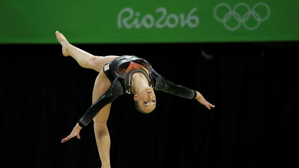 Sanne Weversová na olympijské kladině