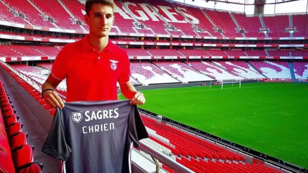 Martin Chrien s dresem Benfiky Lisabon