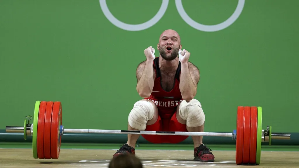 Uzbecký vzpěrač Ruslan Nurudinov