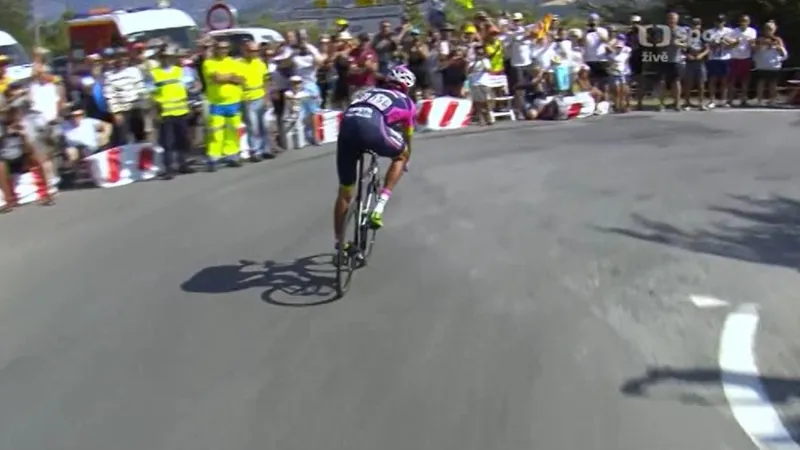 Sjezd do Gapu v 16. etapě Tour de France