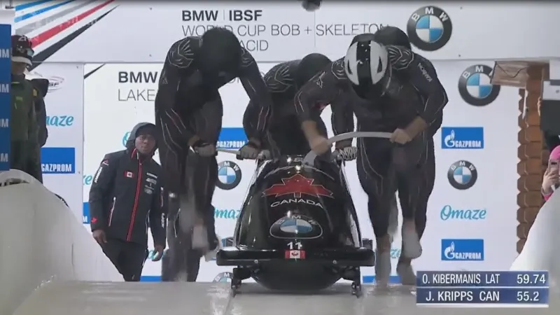 Vítězná jízda Krippse na SP čtyřbobů v Lake Placid