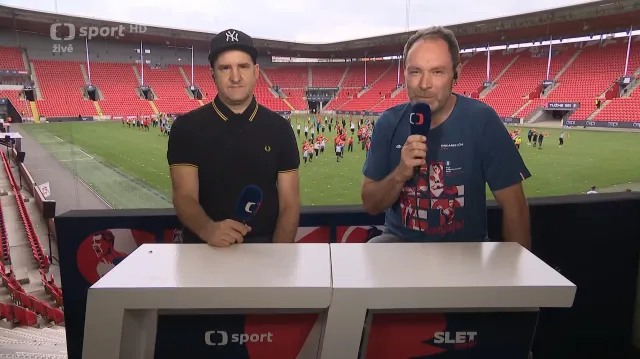 Michal Škapa a Marek Tesař o všesokolském sletu