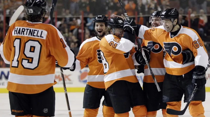 Radost hokejistů Philadelphie
