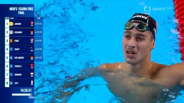 Mistrem světa na 1500 m volným způsobem se stal Tunisan Džavádí