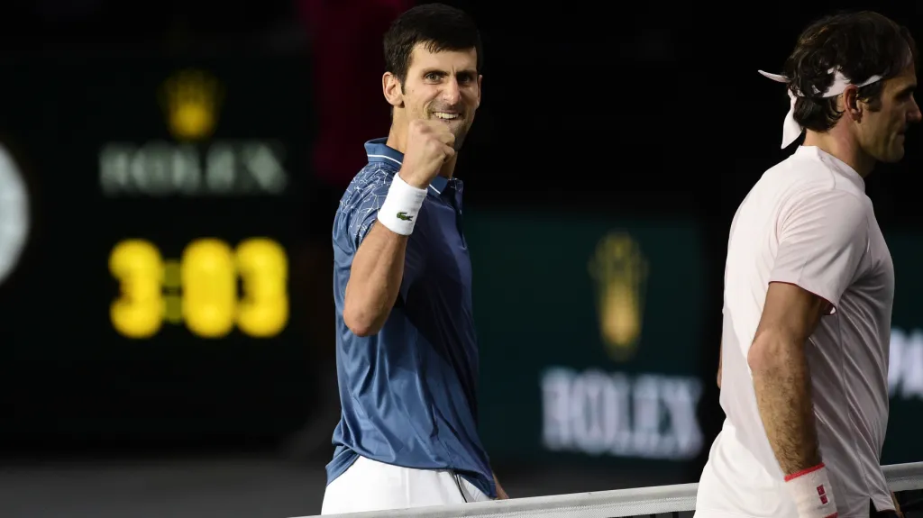 Djokovič v Paříži přemohl Federera