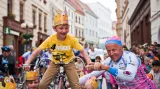 Josef Zimovčák během cyklotour Na kole dětem