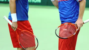Tomáš Berdych a Lukáš Dlouhý