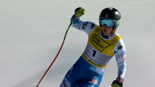 Vítězná jízda Johnsonové ve sjezdu