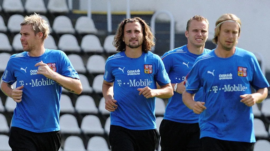 Trénink fotbalové reprezentace