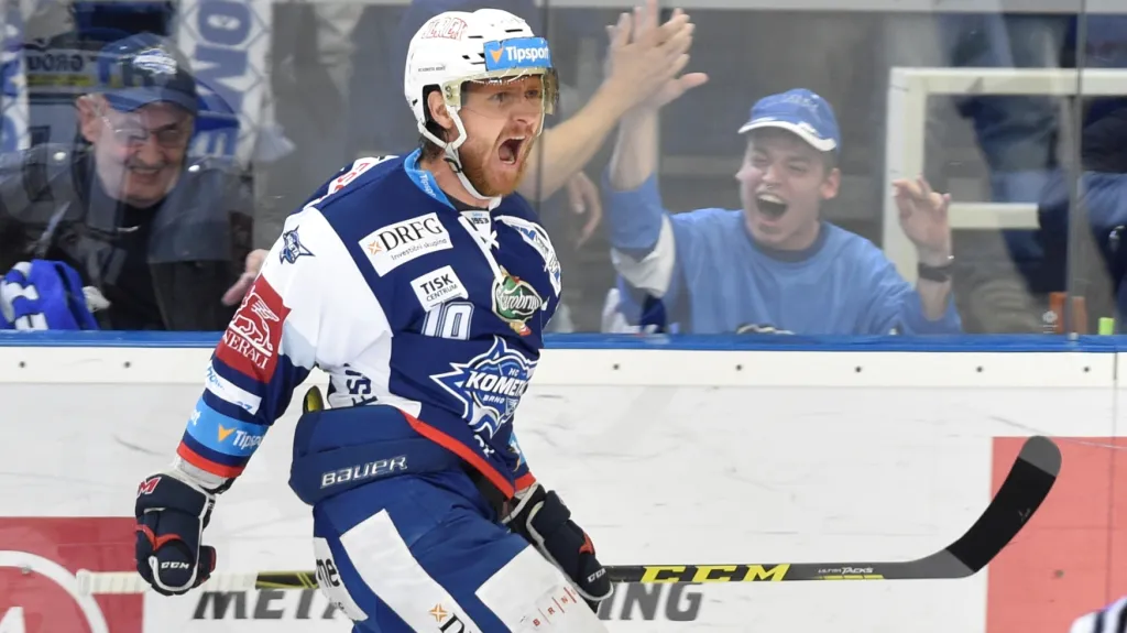 Slavící Martin Erat z brněnské Komety