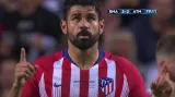 Gól v utkání Real Madrid - Atlético Madrid: Costa - 2:2 (79. min.)
