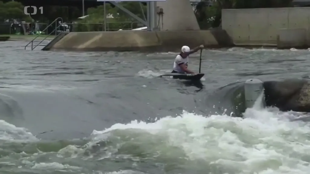 Kanoista Lhota byl druhý v silně obsazeném závodu v Austrálii