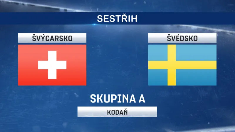 Sestřih utkání Švýcarsko - Švédsko