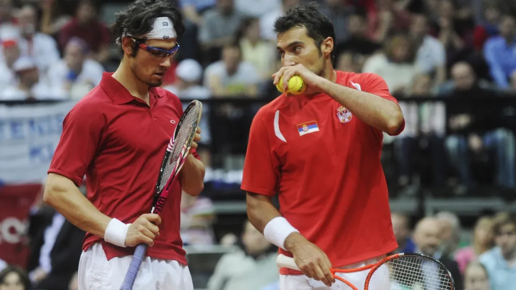 Nenad Zimonjič (vpravo) a Ilija Bozoljac