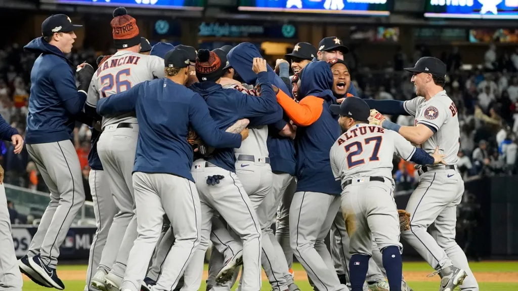 Houston Astros slaví velké vítězství