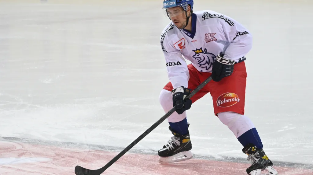 Reprezentační útočník Jan Kovář