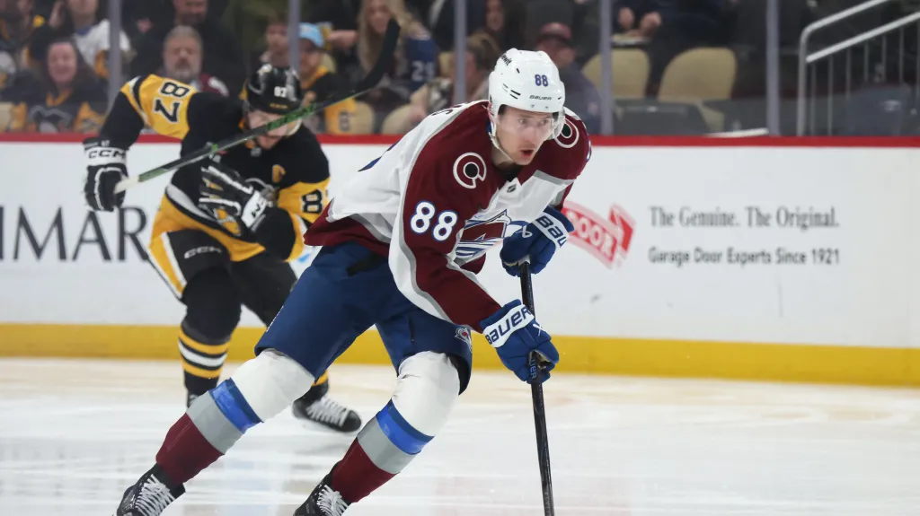 Martin Nečas v utkání s Pittsburghem