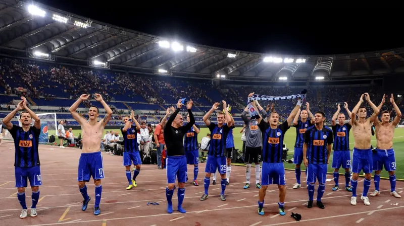 Radost hráčů Slovanu