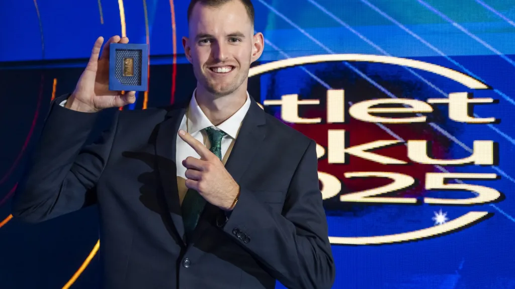 Jan Štefela ovládl anketu Atlet roku 2025