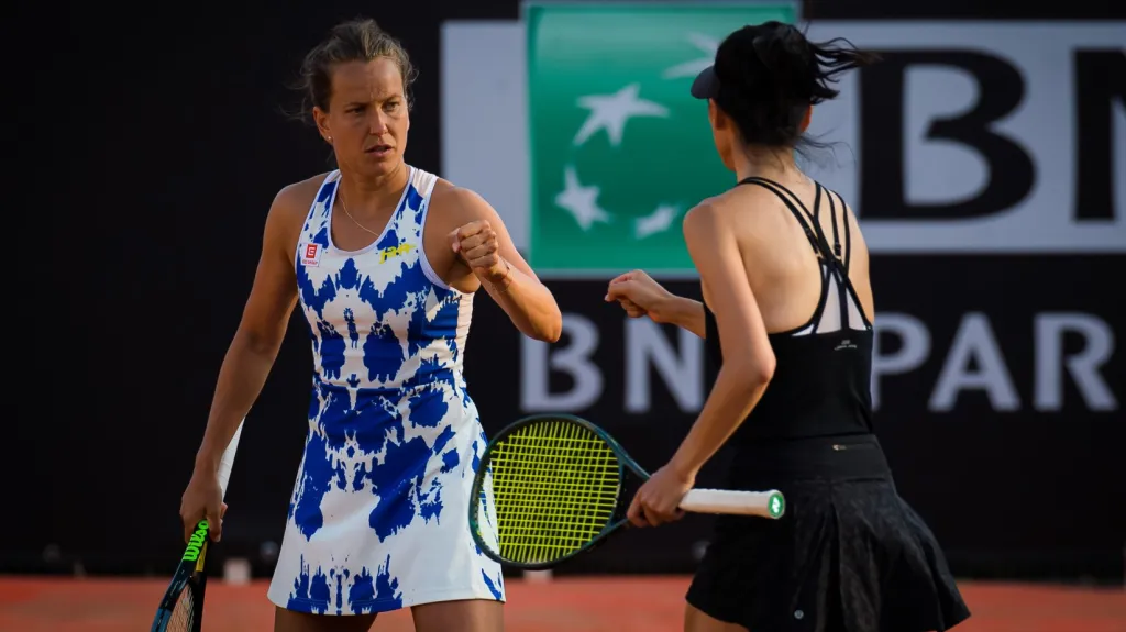 Barbora Strýcová a Sie Šu-Wej