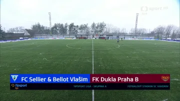 Sestřih utkání Vlašim – Dukla Praha B
