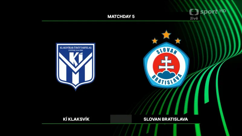 Sestřih utkání Klaksvík – Slovan Bratislava