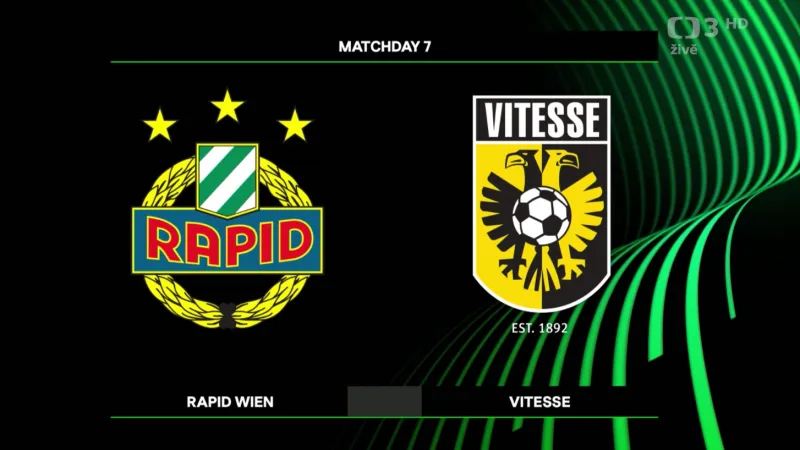 Sestřih utkání Rapid Vídeň - Arnhem